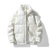 Daunenjacke Herren Kurz Winter Verdickt 90 Weiße Entendaune Winddicht und Schneesicher PU-Lederjacke Paar Winterbekleidung