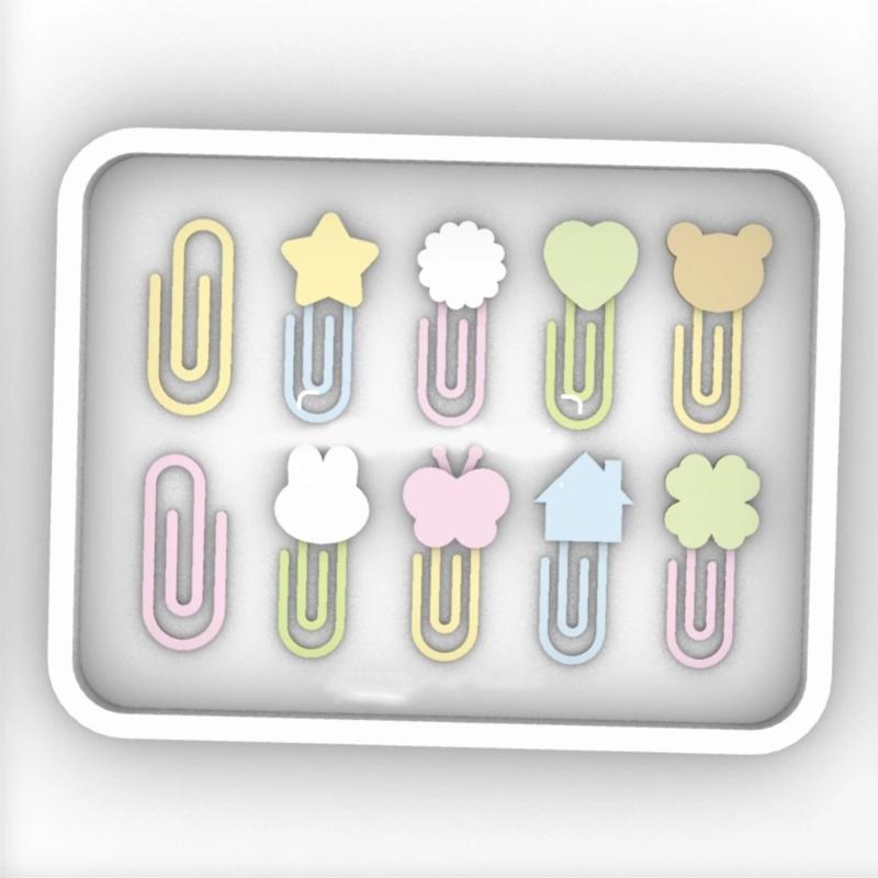 Multifuntional Small Accessories Mold Silicone Crafting Mold Featuring Delicate Paperclip Patterns for Jewelry Creation