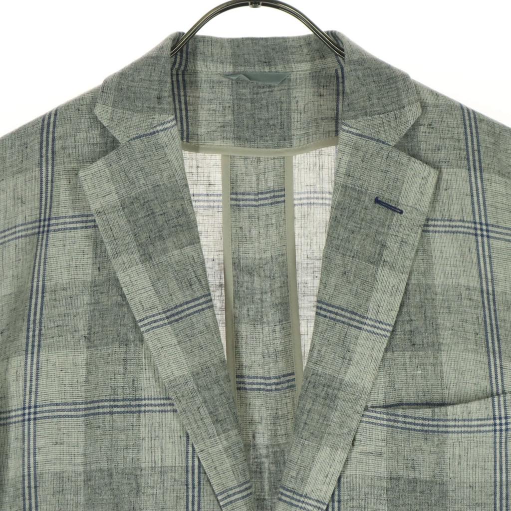 FEEL EASY Made In Japan Check Pattern Long Sleeve Tailored Jacket L Men's Used
