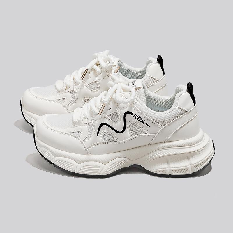 

Thick-soled heightening dad shoes women s little white shoes autumn new single shoes versatile casual sports running shoes 3 35