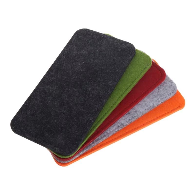 Pochettes Étuis en Feutre pour Lunettes de Soleil Portables Souples Paquet Lunettes Accessoires Lunettes Verres Presbytes Fournitures Légères et Portables