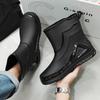 Men's rain shoes new autumn takeaway fishing special rider non-slip waterproof rubber shoes medium tube breathable work water shoes
