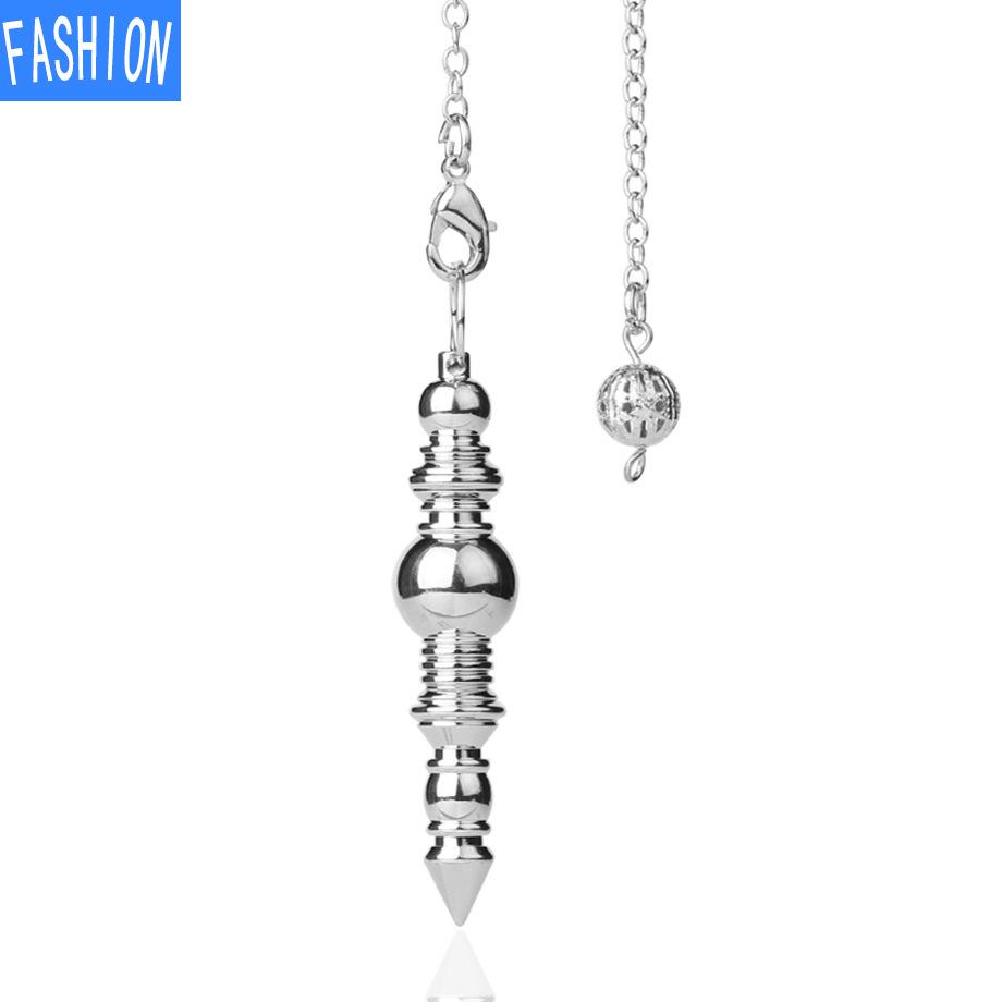 Zinc Alloy Plated Flexible Pendulum FM Independent Thread Conical Pendant