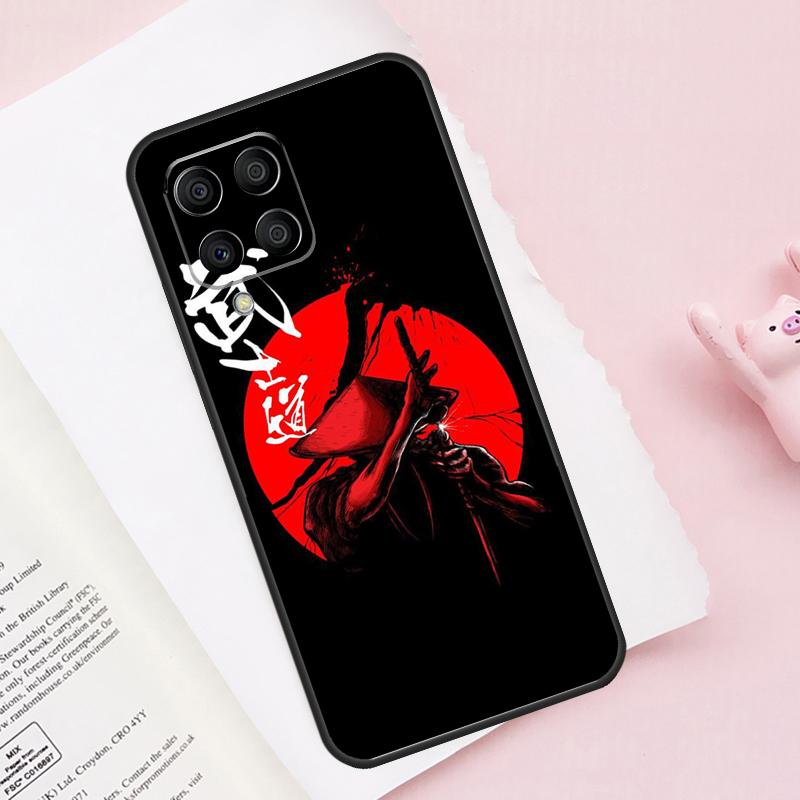 Japanese Bushido Samurai Case For Samsung Galaxy M51 M55 M35 M15 M56 M36 M16 M06 M13 M33 M53 M12 M32 M52 M14 M34 M54