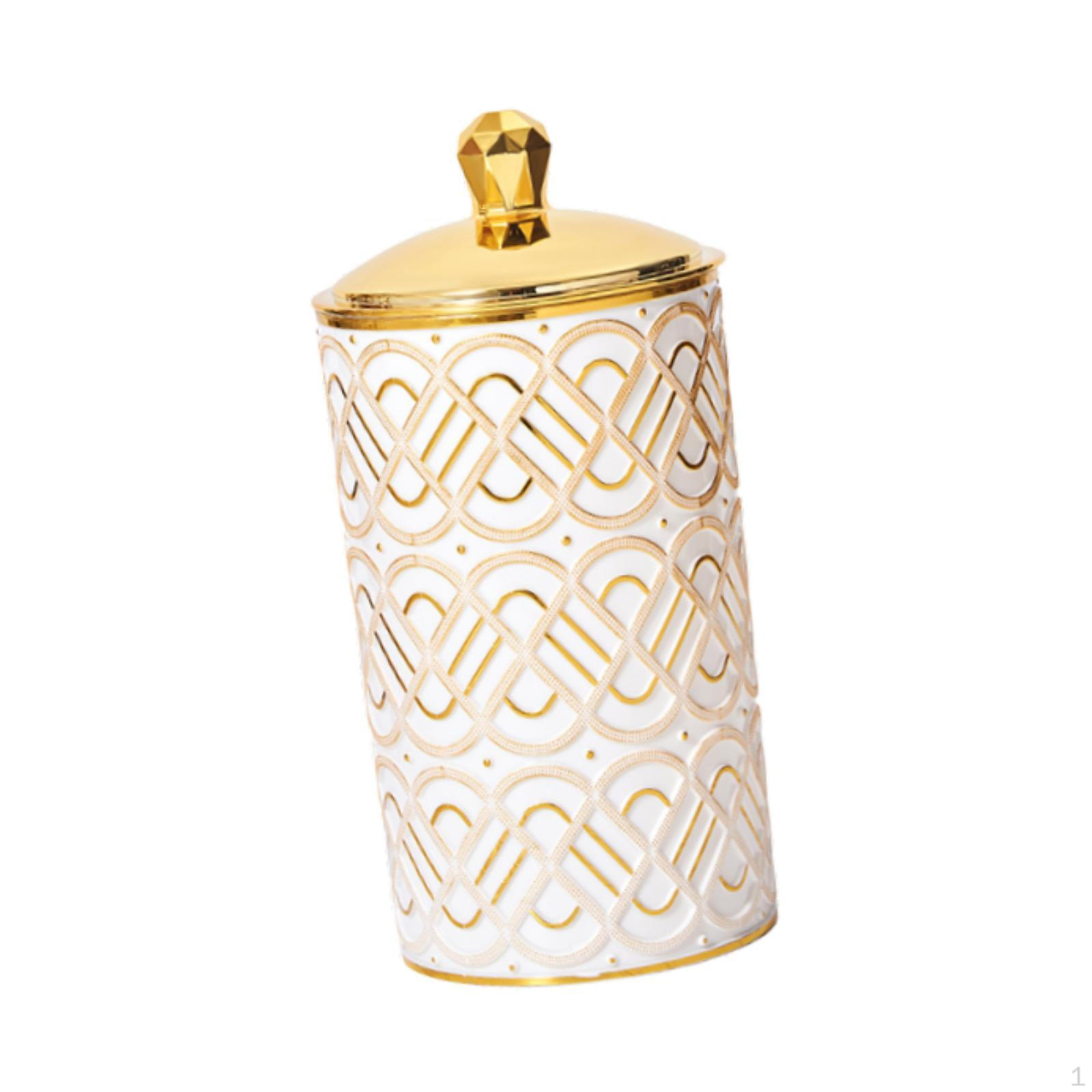 

Food Storage Jar Kitchen Bin Luxury Multipurpose Sealed with Lid Cookie for Loose
