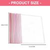 10pcs Portable Transparent A4 File Holders With Enhanced Grip Rods for File Organization Business Travel Essentials