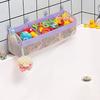 3 Compartments Horizontal Large Openings Bath Toy Organizer For Tub Multi-function Bath Storage And Holder Easy Sorting