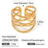 Jieding Titanium Steel European & American Colorfast Luxury Rings - High-End Stainless Steel Finger Jewelry