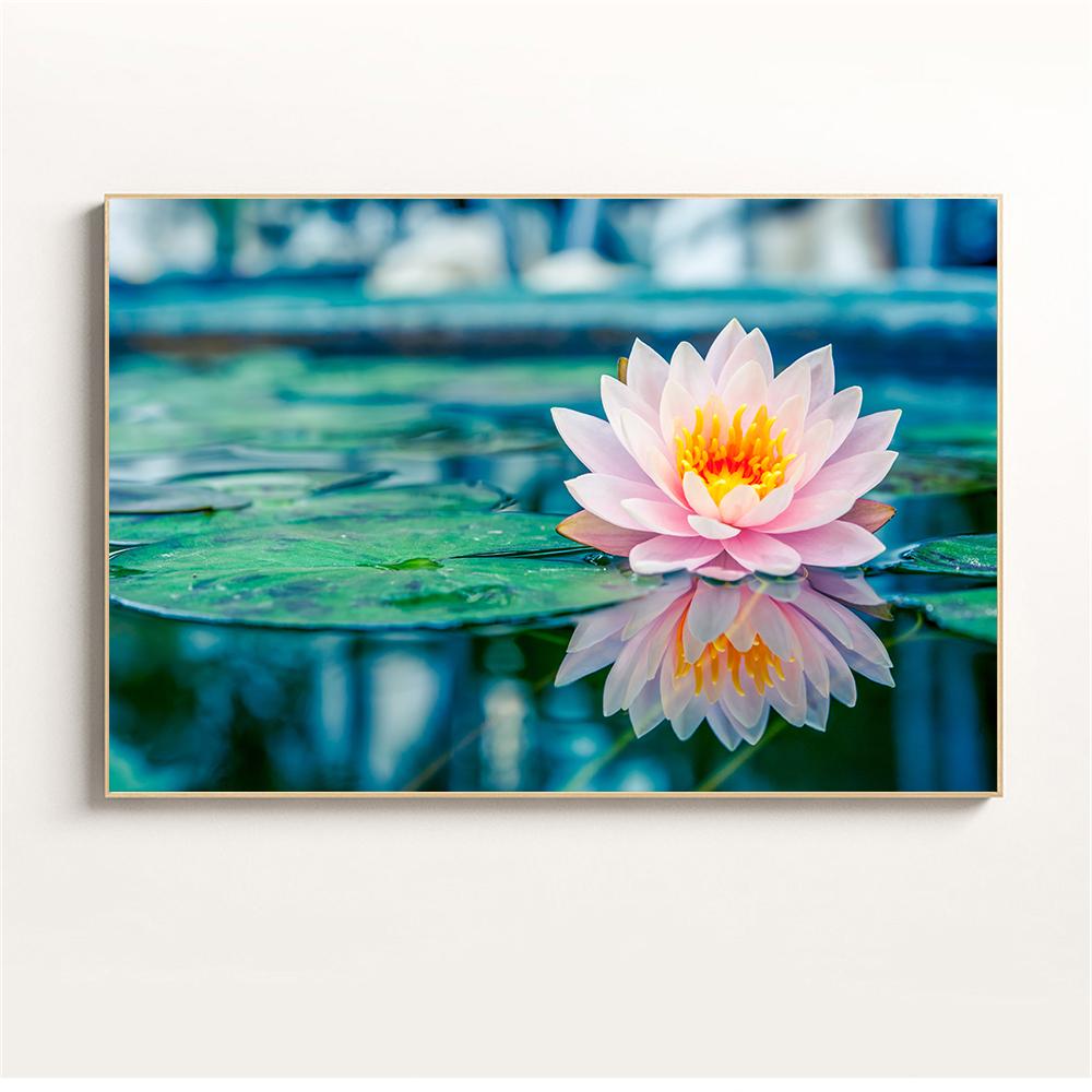 Wandkunst, Wasser, Spa, Steine, Zen, Leinwandmalerei, Kerzen, Orchideenblume, Poster, Wandbilder für Badezimmerdekor, Wohnkultur, Cuadros