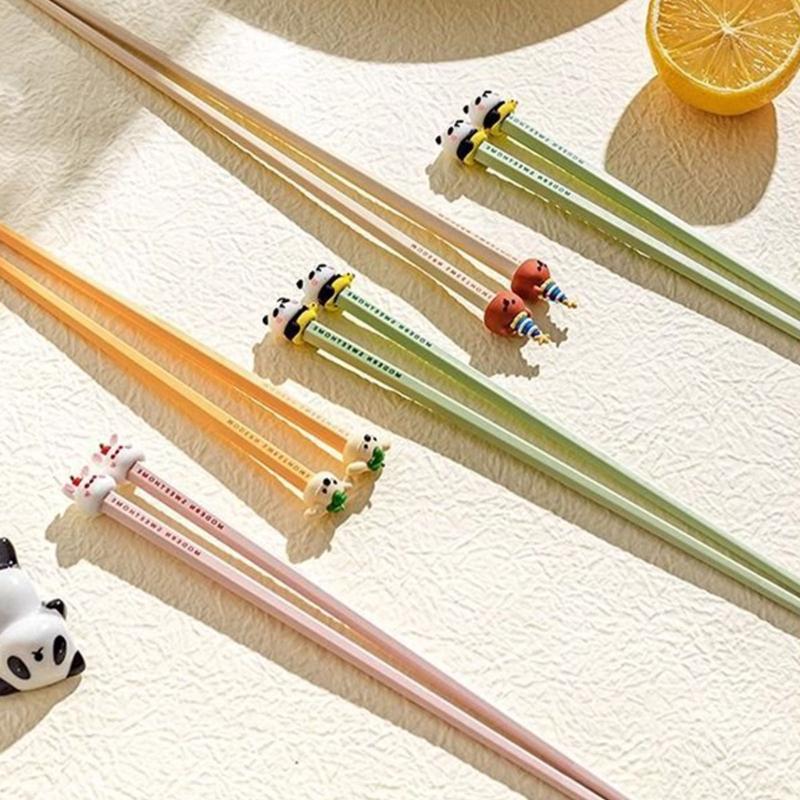 Premium Alloy PVC Chopsticks Feature Nonslip Grip And High Temperatures Resistance For Adults Kids Family Meals