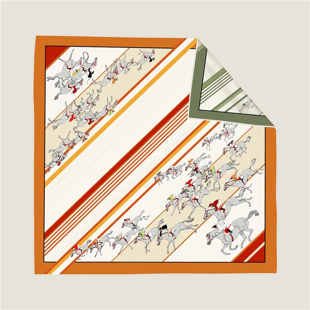 

Latest Design Two-Sided Twill Women Scarf Sunscreen Foulard Shawl Hijab Female Hair Hijab Wraps Neckerchief Bandanda Echarpe