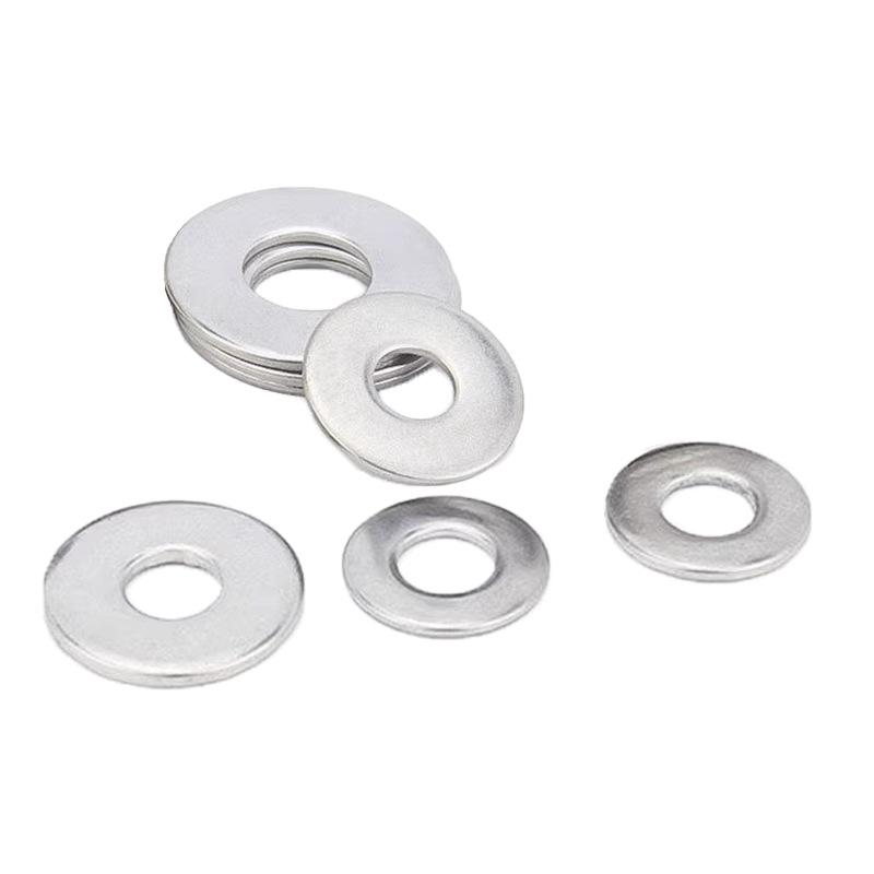 304 Stainless Steel Thickened Flat Washer / Ultra-thin Metal Gasket, Sizes M1.6-M10