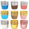 50 Stück Cupcake-Pappbecher, öldichter Cupcake-Einsatz, Backbecher-Tablett, Hochzeitsfeier, Caissettes, goldene Muffinbecher
