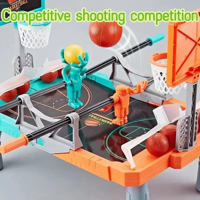 Mini Catapult Finger Basketball Toy, Portable Party Shooting Tabletop Two-player Interactive Game