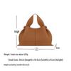 Sac Bandoulière en Cuir Véritable pour Femme Boling'en Cloud Dumpling