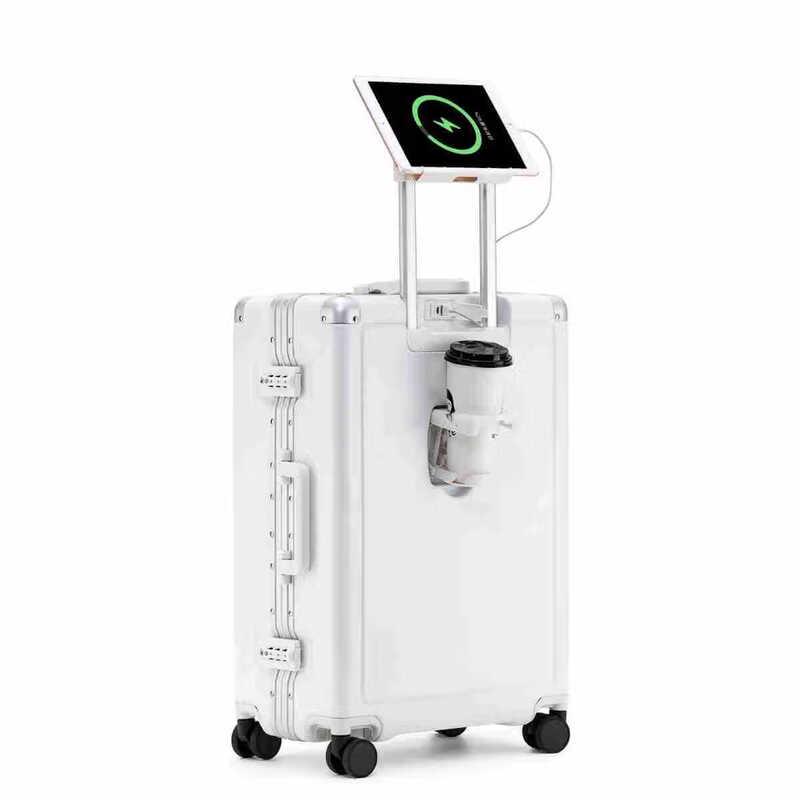 LETOO Aluminum Frame Smart Travel Suitcase 24 Inch