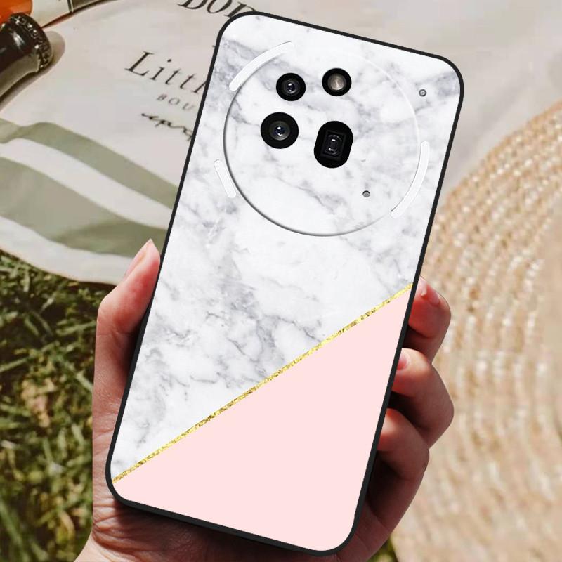 For Nothing Phone 3A Pro Case Phone3A Pro Cool Painted Silicone TPU Soft Cover for Nothing Phone 3A Pro A059P Cases Black Shells