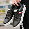 Men Sneakers Casual Shoes Men Flats Lightweight PU Leather Breathable Shoe Mens White Sports Shoes