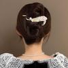 Ancient Style Lily Tulip Tassel Twist Hair Clip for Hanfu Updo