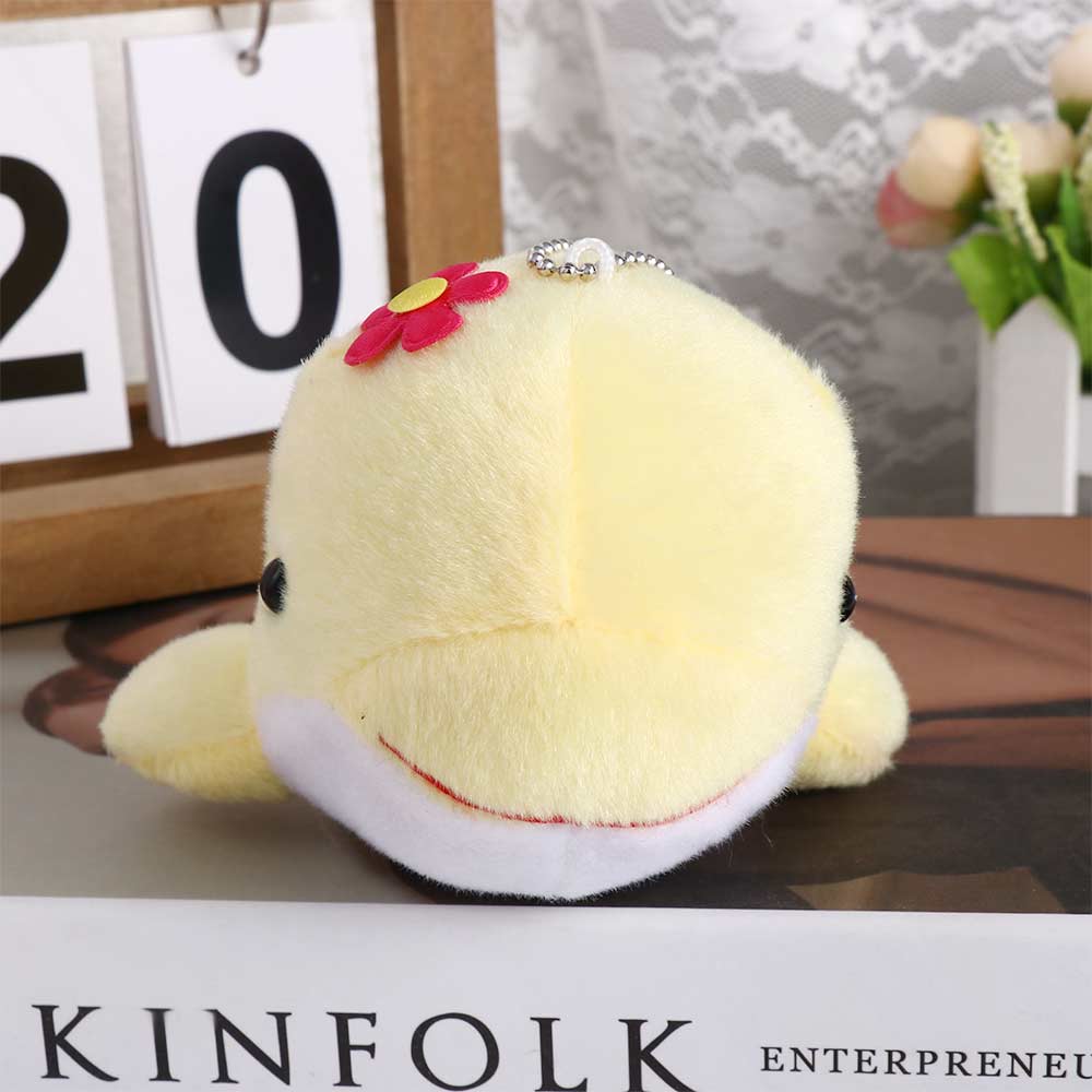 Hanging Pendant Stuffed Toy Backpack Pendant Whale Plush Pendant Whale Plush Doll Keyring Keychain