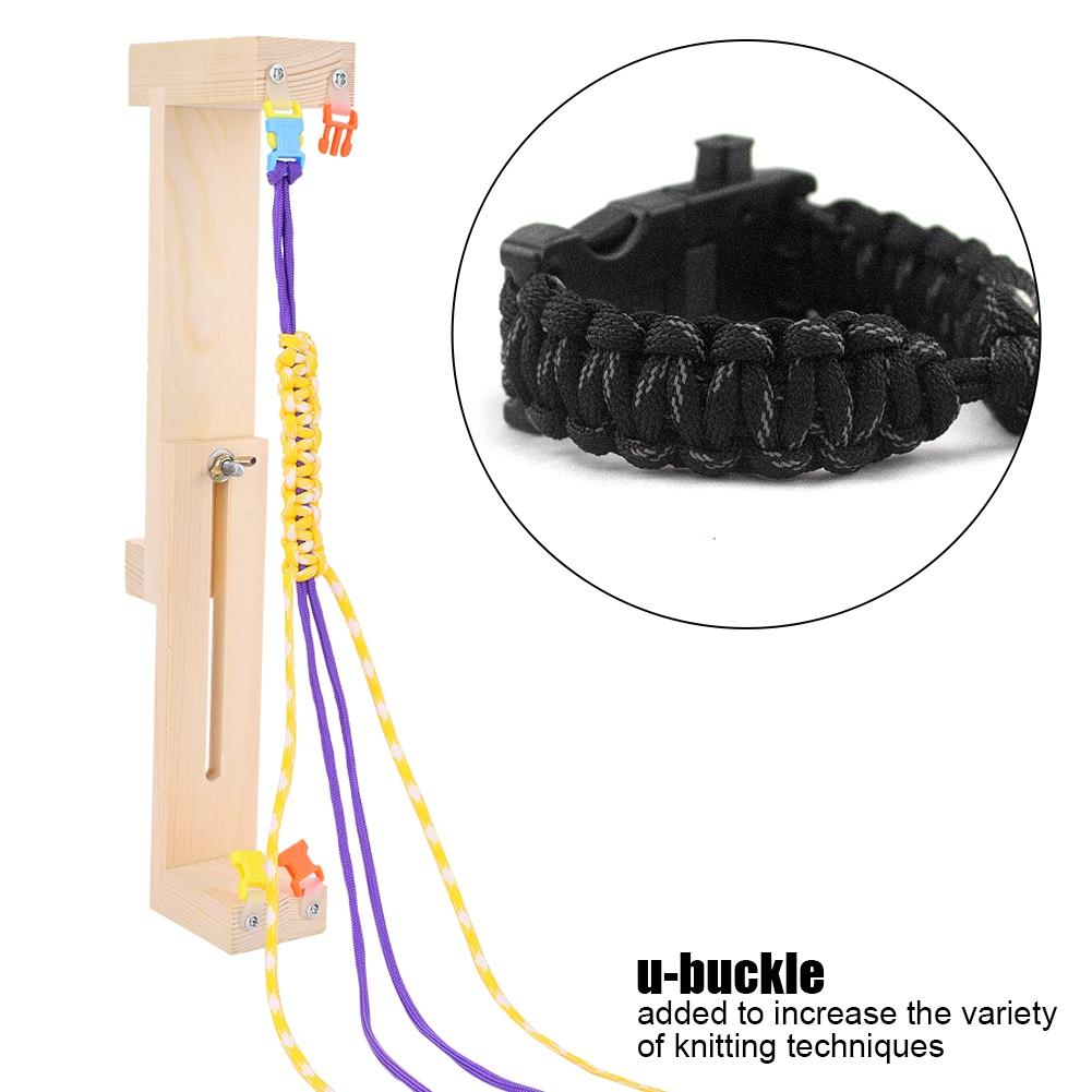 Jig Holz Paracord Armband Maker Fallschirmschnur Armband Maker DIY Handwerkzeug
