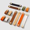 Cross-Border Brass and Leather Cabinet Pull Handle