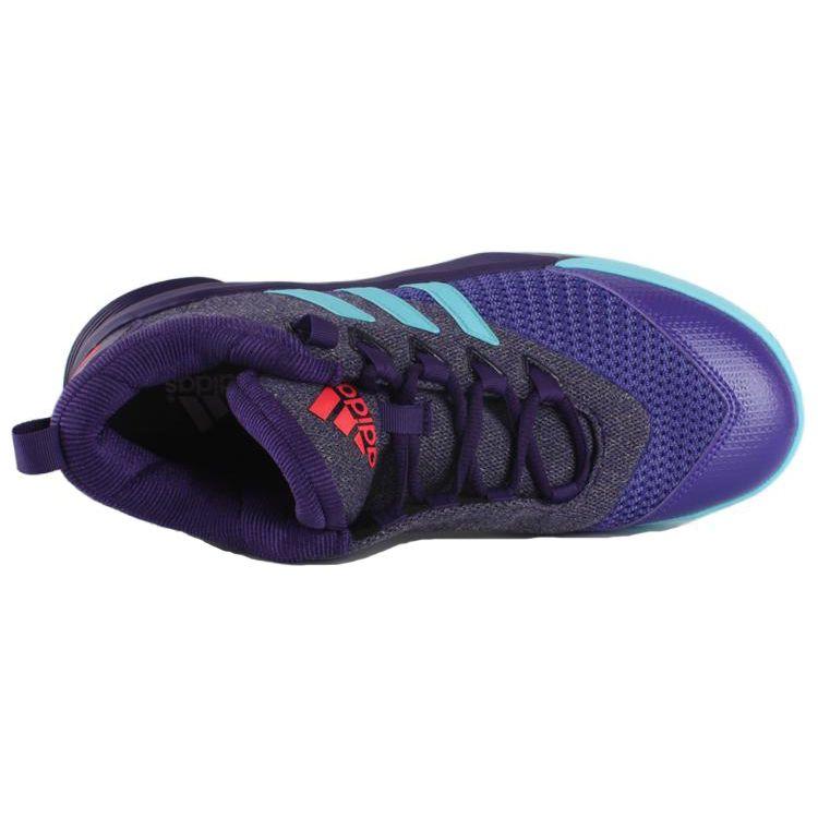 Adidas Crazylight 2.5 Active Fashion Versatile Shock Absorption Non-Slip Durable Low-Top Basketball Shoes Men Sneakers Blue AQ8599