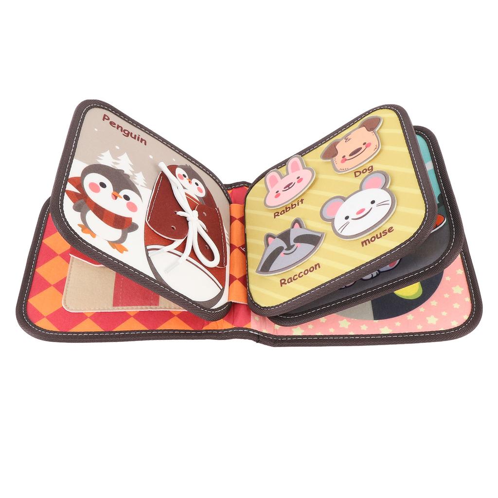 3D Activities Felt Story Book Preschool Learning Education Toy Cognition Felt Book for Toddlers Kids