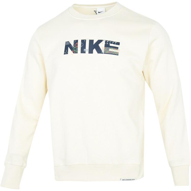 Мужская толстовка Nike As M Nk Std Issue Crew Белый молочный FB1831-113 L