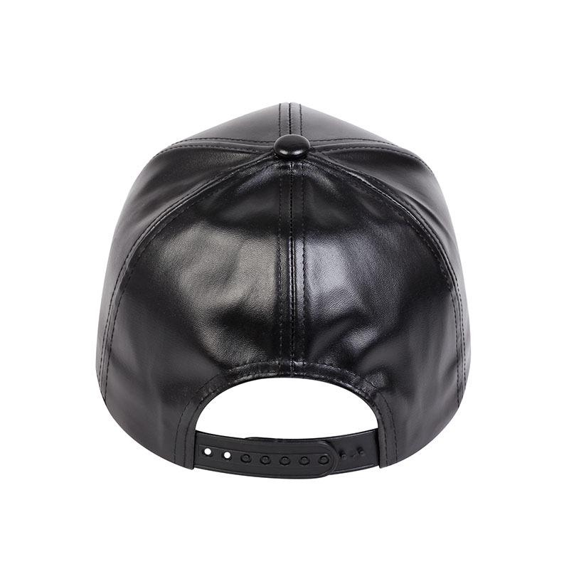 PU Leather Duckbill Cap: Spring & Autumn Style for Middle-Aged & Elderly Men