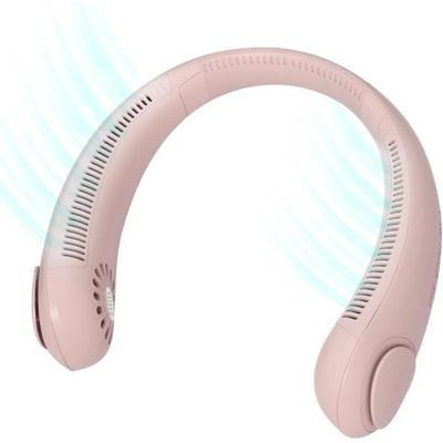 Bärbar fläkt - XUNATA - Mini USB-laddningsbar fläkt - Tyst - Handsfree - Knivlös