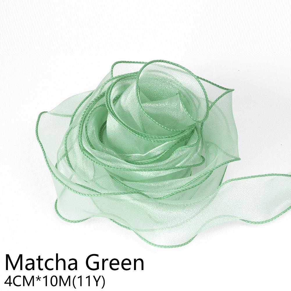 

11 ярдов/рулон 30 мм 40 мм волнистая шелковая органза лента бант материал для украшения волос подарочная упаковка украшения полые кружевные ленты 11Yard for each