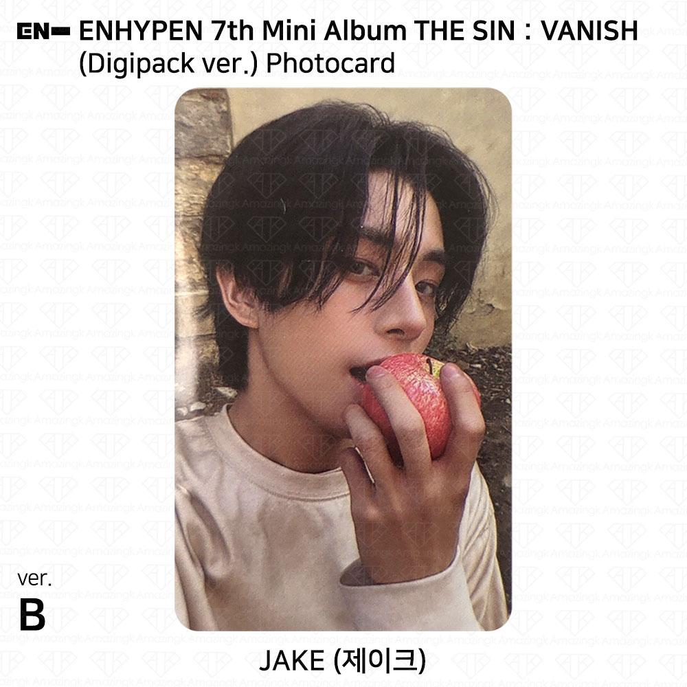 ENHYPEN Das 7. Mini-Album THE SIN:VANISH Digipack-Version. Fotokarte KPOP K-POP