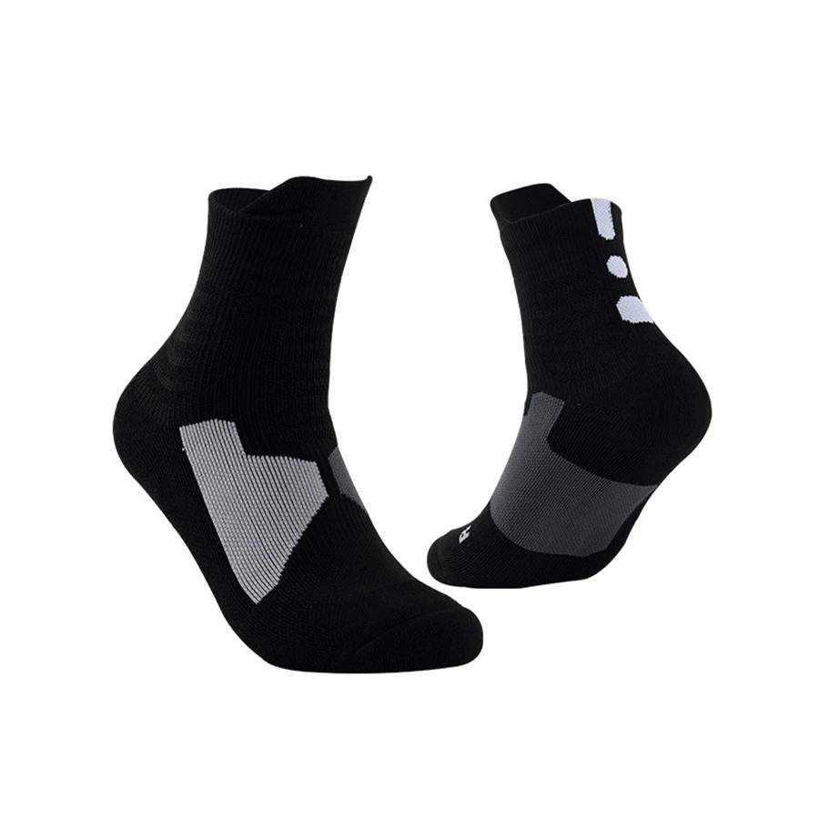 2Pair Towel Bottom Athletic Socks Men Women Football Basketball Baseball Rugby Soccer Cycling Cushioned Non Slip Sports Socks