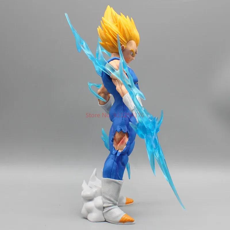 26cm Dragon Ball Z Anime Figure Gk Vegeta Super Saiyan Self Destruct Pvc Statue Model Action Doll Collection Decoration Toy Gift