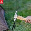 Camping Hammer Multifunctional Tent Peg Stake Puller Beech Handle Steel/Copper Head Outdoor Tools Camping Hiking Gadgets