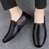 Fashion Breathable Outdoor Slip on Casual Shoes for Male Work Office Driving Sneakers Mens Leather Loafers Non Slip Walking Flats