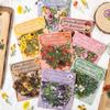 ZABC Cross the Flowers Dream Series Sticker Pack: 8 Styles of Plant & Flower Stickers for Journals and DIY Decor.