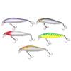 5Pcs Fishing Bait Kit Minnow Floating Swim Lure with Build In Steel Beads for Freshwater Saltwater