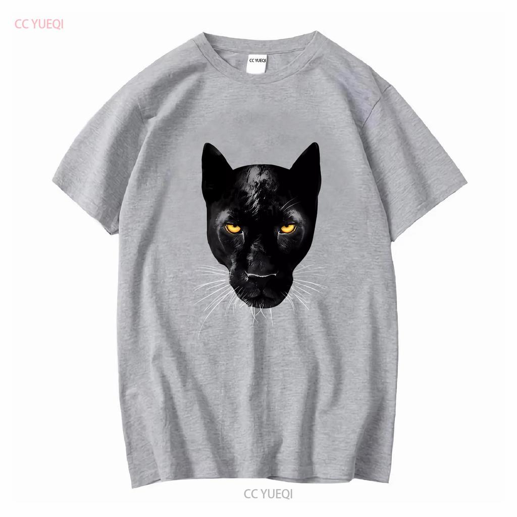Tričko Pánská Móda Pantherův Pohled Streetwear Černé s dlouhým nebo krátkým rukávem vintage Prané Pružné Lehce Unisex móda