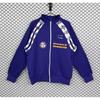 Maglia da Calcio Stile Vintage Giacca Sportiva Casual da Adulto Giacca a Vento Tutto