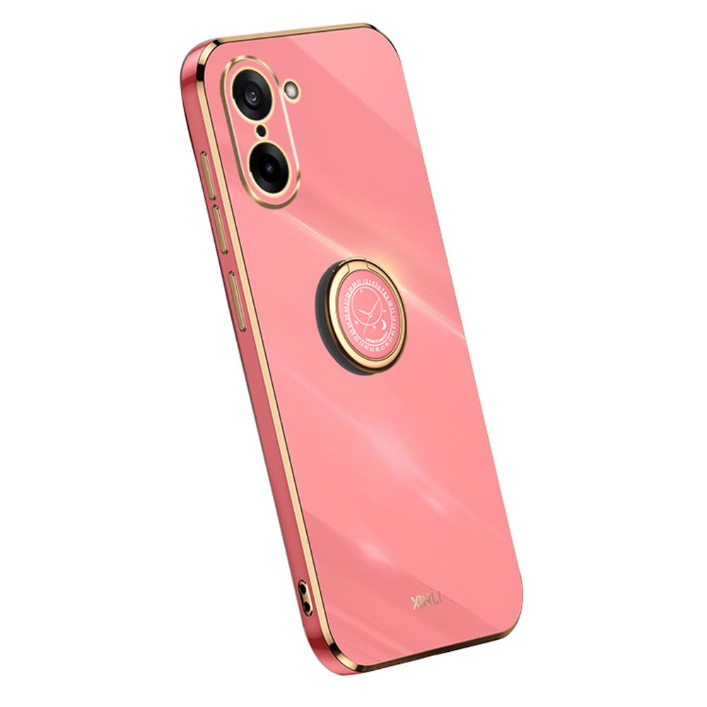 XINLI TPU Case for OnePlus Ace 5 Racing 5G/Nord CE5 5G Ring Kickstand Electroplating Phone Cover