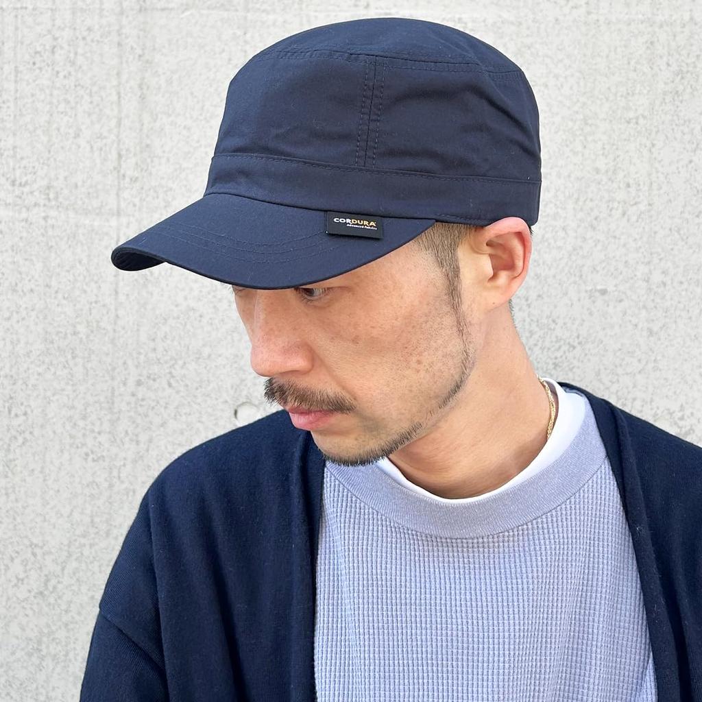 Basic Enchi Cordura Chino Work Made with Deodorizing and Antibacterial Japanese Cordura Washable and Lightweight Nylon Chino Work One Size Fits Navy