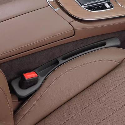 1 par universal assento de carro lacuna plug tira costura lateral carro lacuna enchimento à prova de vazamento assento lacuna armazenamento organizador decoração interior