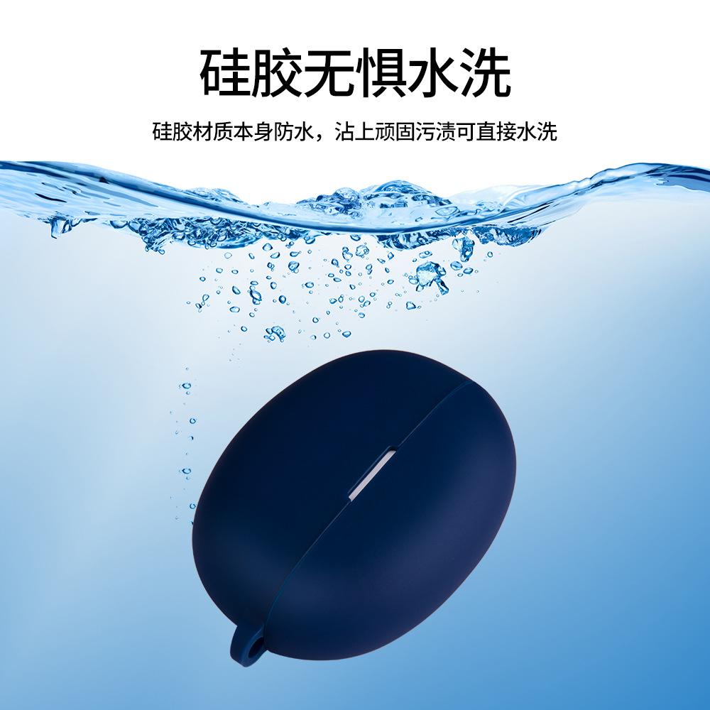 Suitable for Realme Buds Air5 Silicone Buckle Earphone Cover Anti-drop Anti-slip Protective Cover Portable Soft Case