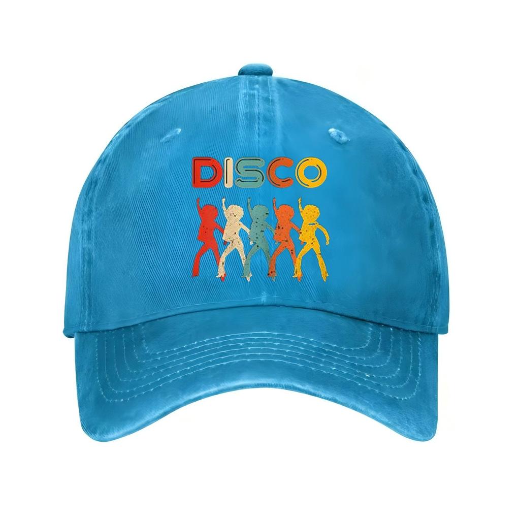 Disco Dancers Retro Baseball Cap Vintage 70s 80s Print Polyester Casual Adult Unisex Baseball Hat