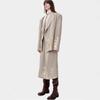 2025 Women's Short Fox Fur Wool Coat - Double-Sided Bathrobe Style