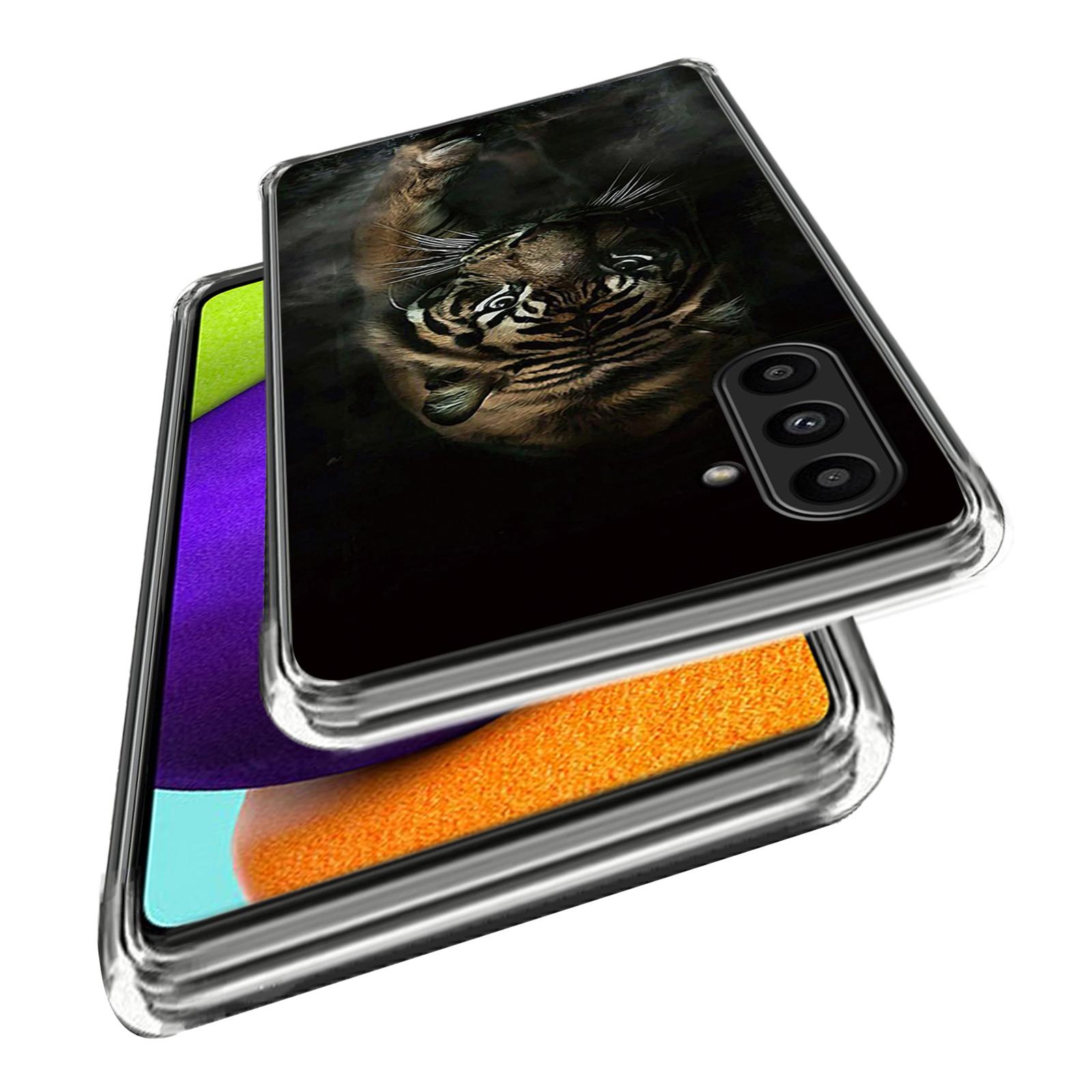 

For Samsung Galaxy A14 4G/5G Phone Case Slim Pattern Printed TPU Cover Tiger