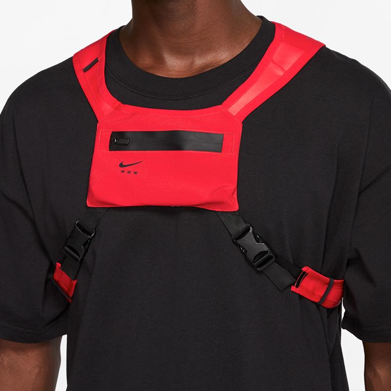 Nike Lab X MMW Collaboration Polyester With Nylon Vest With Backpack Regular Unisex Red CK1920-657