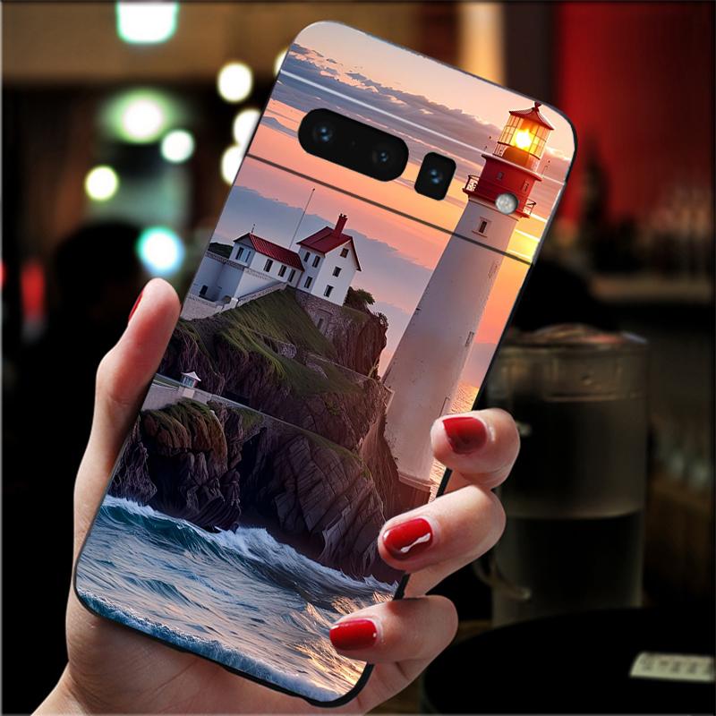 

Phone Case For Google Pixel 10 9 Pro XL 9A 8 7 6 Pro Pixel 8A 7A 6A Pixel 8 7 6 5 Lighthouse Case Google Pixel 9 Pro